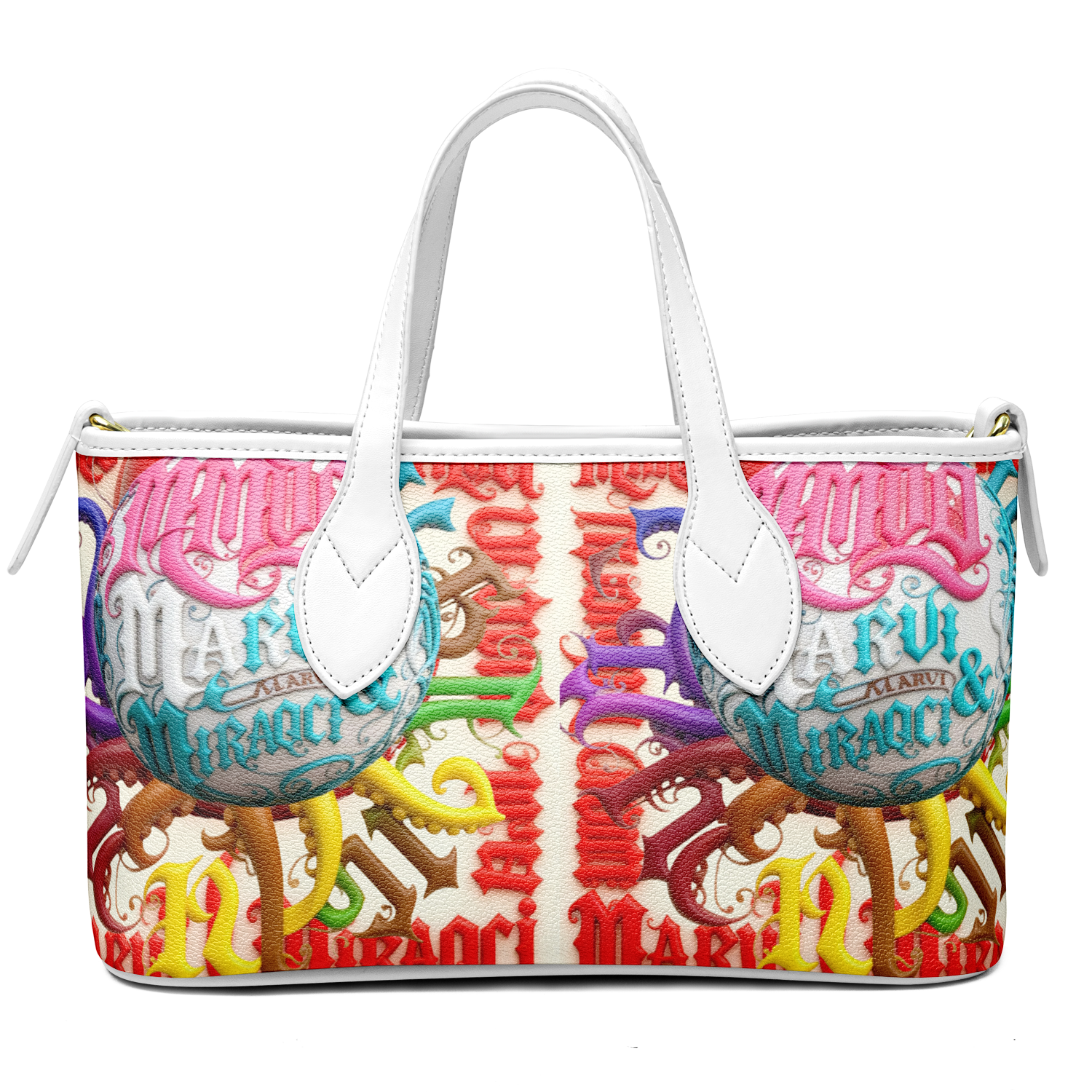 Leather Tote Bag - AOP